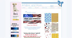 Desktop Screenshot of fabricandmore.com